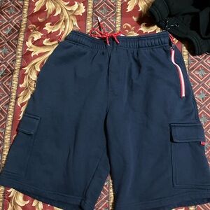 Navy Blue Men's Cargo Shorts